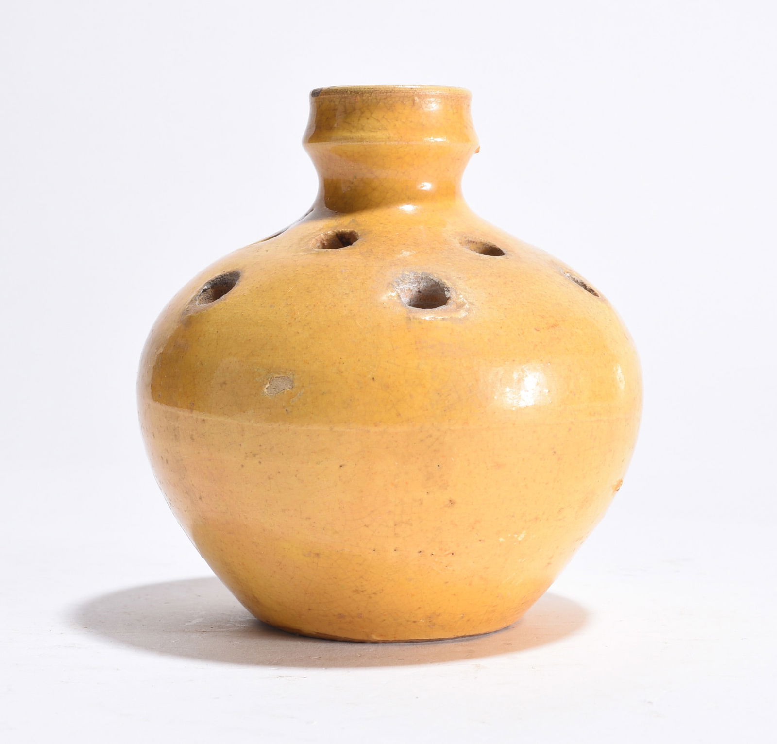 Aumen Pottery Flower Frog (1 of 3)