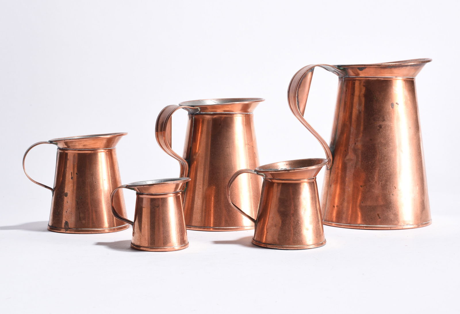 Antique Copper Measurers: antique copper measurers 6.5"