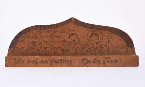 Antique Wall Hanging Folk Art