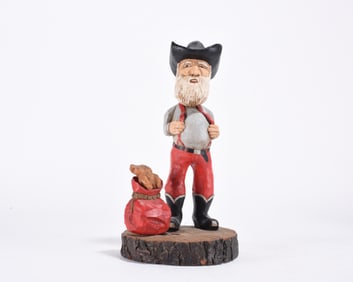 Bob Wise Folk Carved Figure