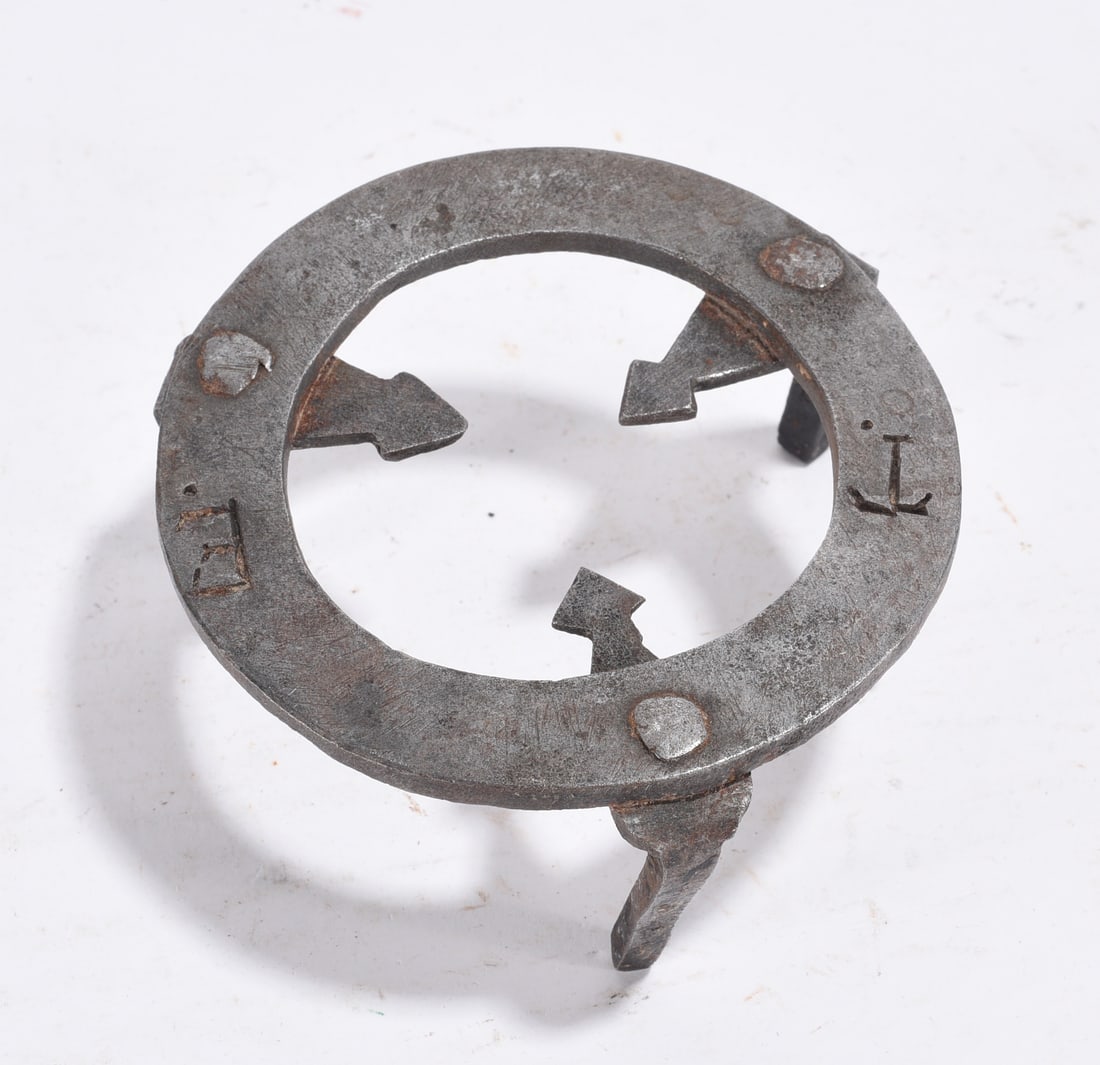 Iron Hand Forged Fireplace Trivet (1 of 4)