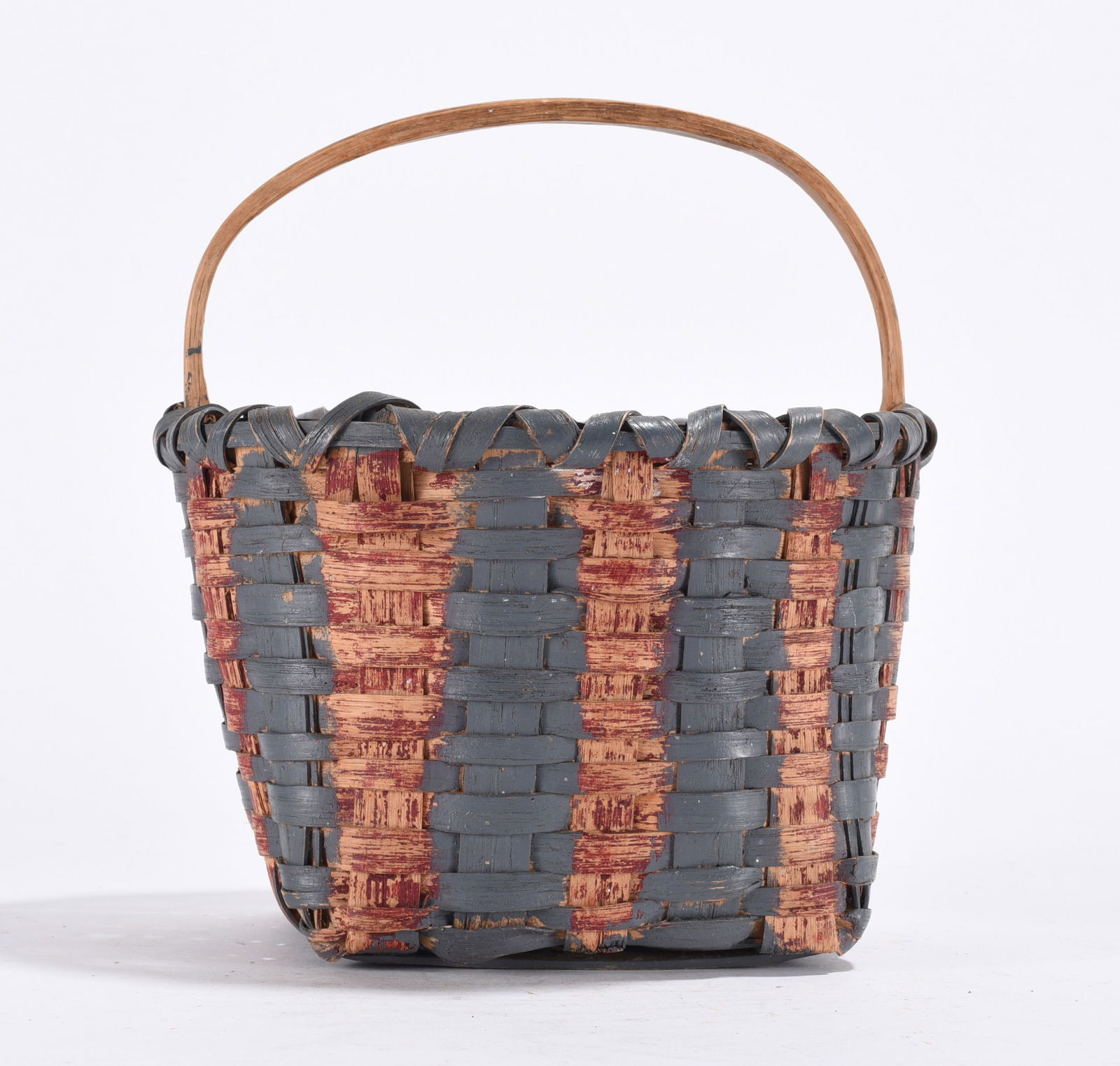 Painted Oak Split Basket (1 of 3)