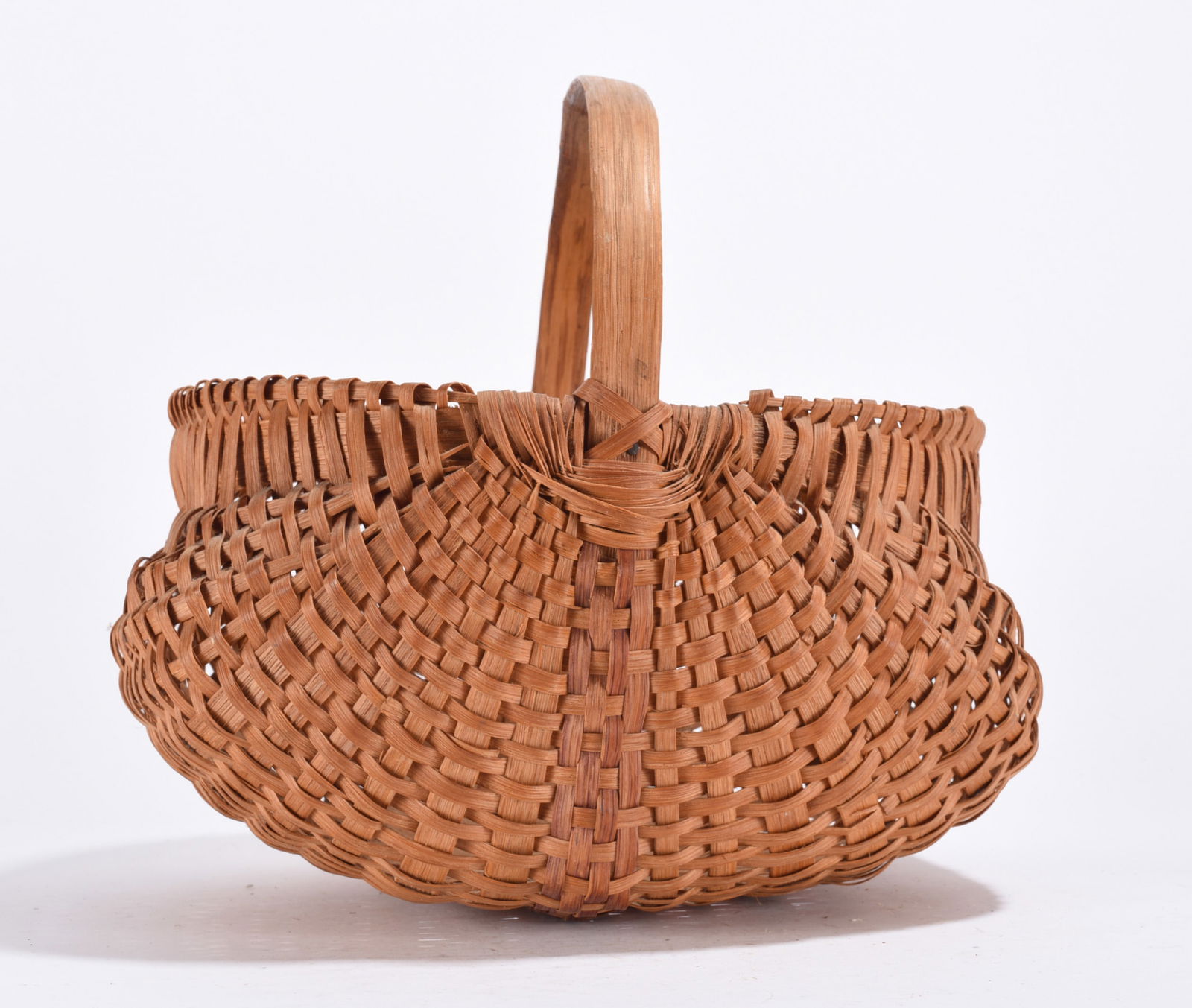Antique Oak Split Basket (1 of 4)