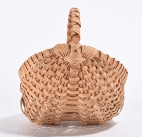 Contemporary Oak Split Basket