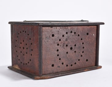 Antique Wooden Foot Warmer