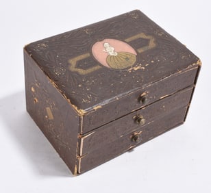 Antique Victorian Ladies Jewelry Box