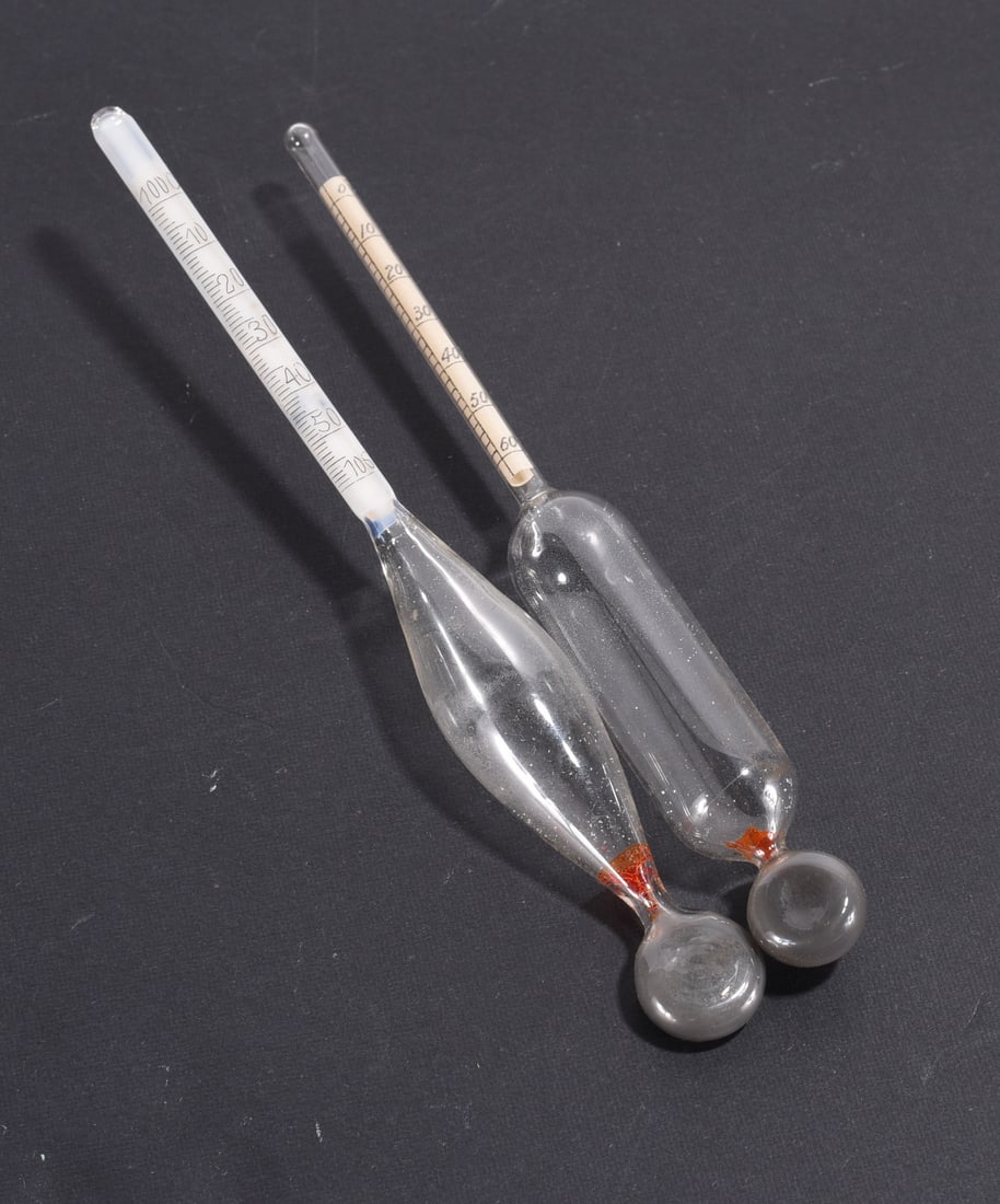 Hand Blown Antique Medical Thermometer: antique medical equipment hand blown.