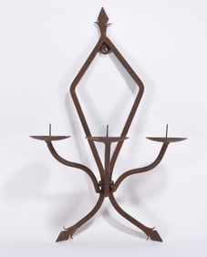 Iron Forged Candle Holder