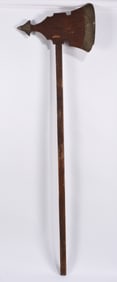 Free Mason or Odd Fellows Folk Art Ax