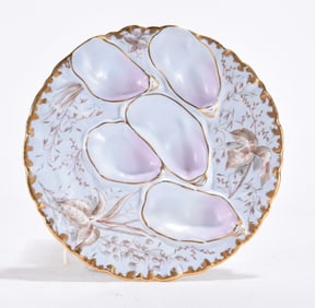 19th Century Porcelain Oyster Plate