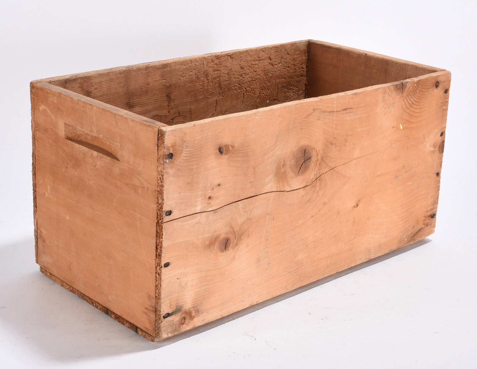 Vintage Wooden Box: wooden box nailed together. 9" x 16"