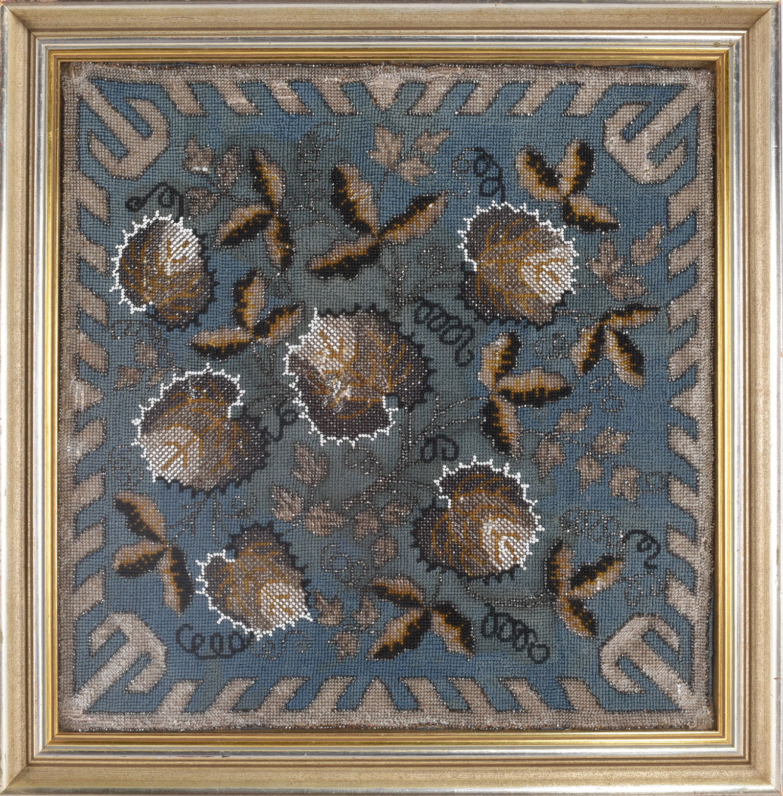 19th Century Framed Needle Work (1 of 2)