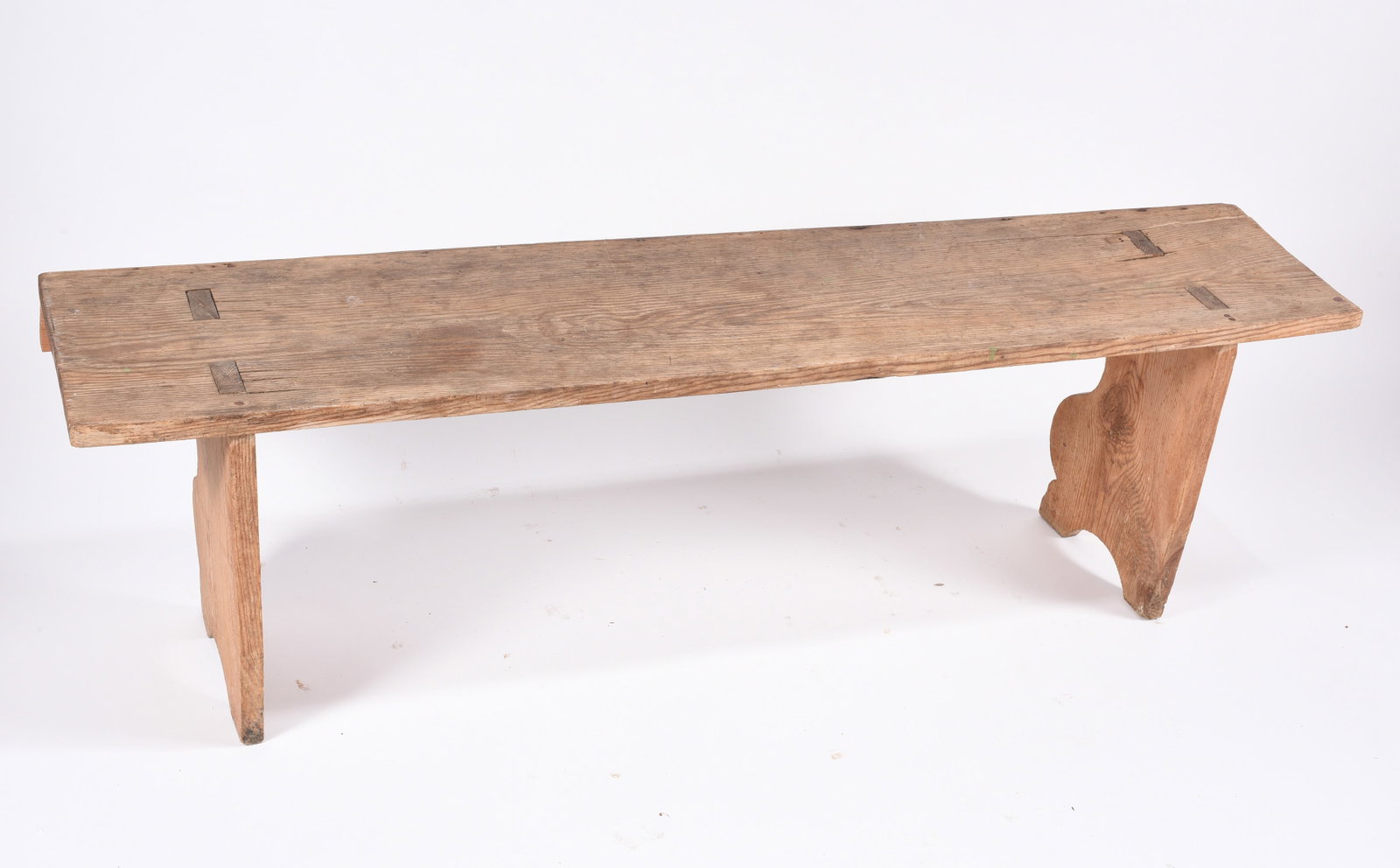 ca. 1900 Bucket Bench: 18"x60"x13" bucket bench from 1890-1900. a very nice design and style.