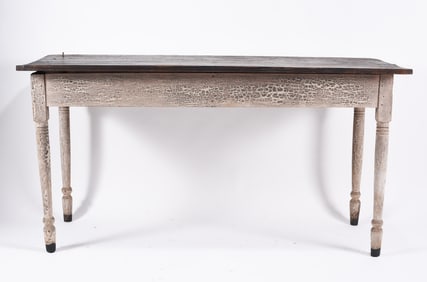 Old Painted Farm Table