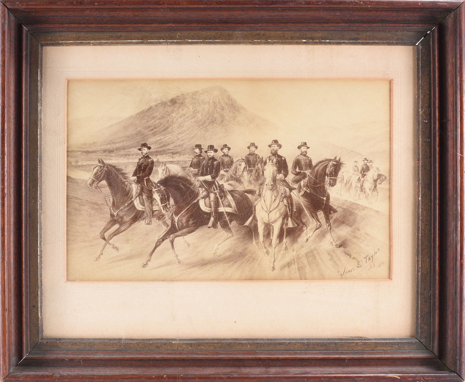 James E Taylor Pencil Signed Print (1 of 2)