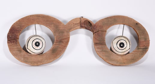 Folk Art Optical Trade Sign