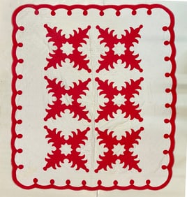 American Textile Southen Quilt ca. 1880