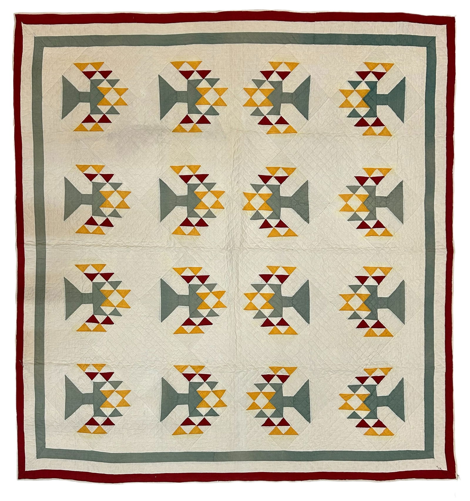 Granny Edwards American Quilt ca. 1860 (1 of 6)