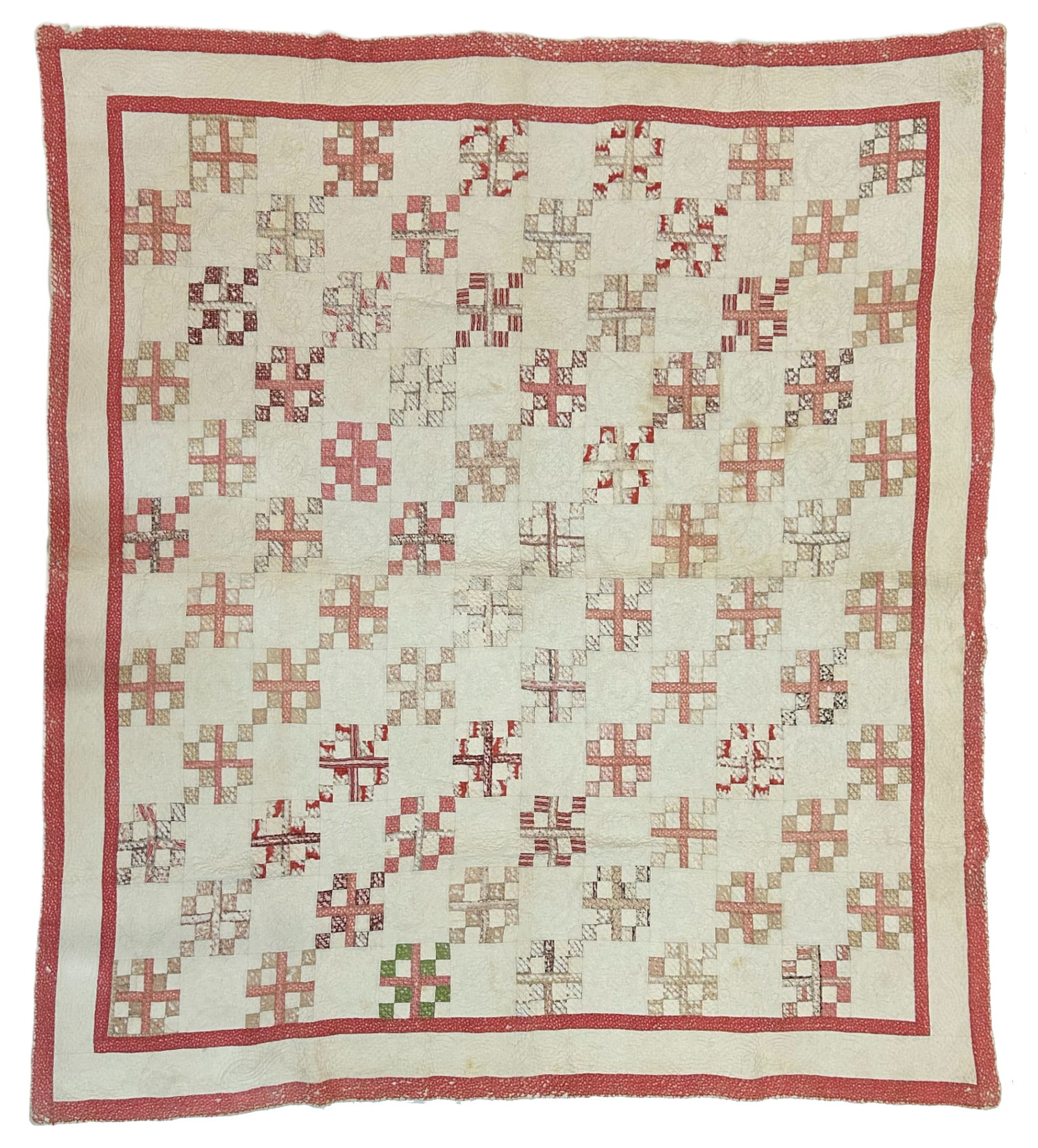 Southern American Textile Quilt ca. 1880 (1 of 5)
