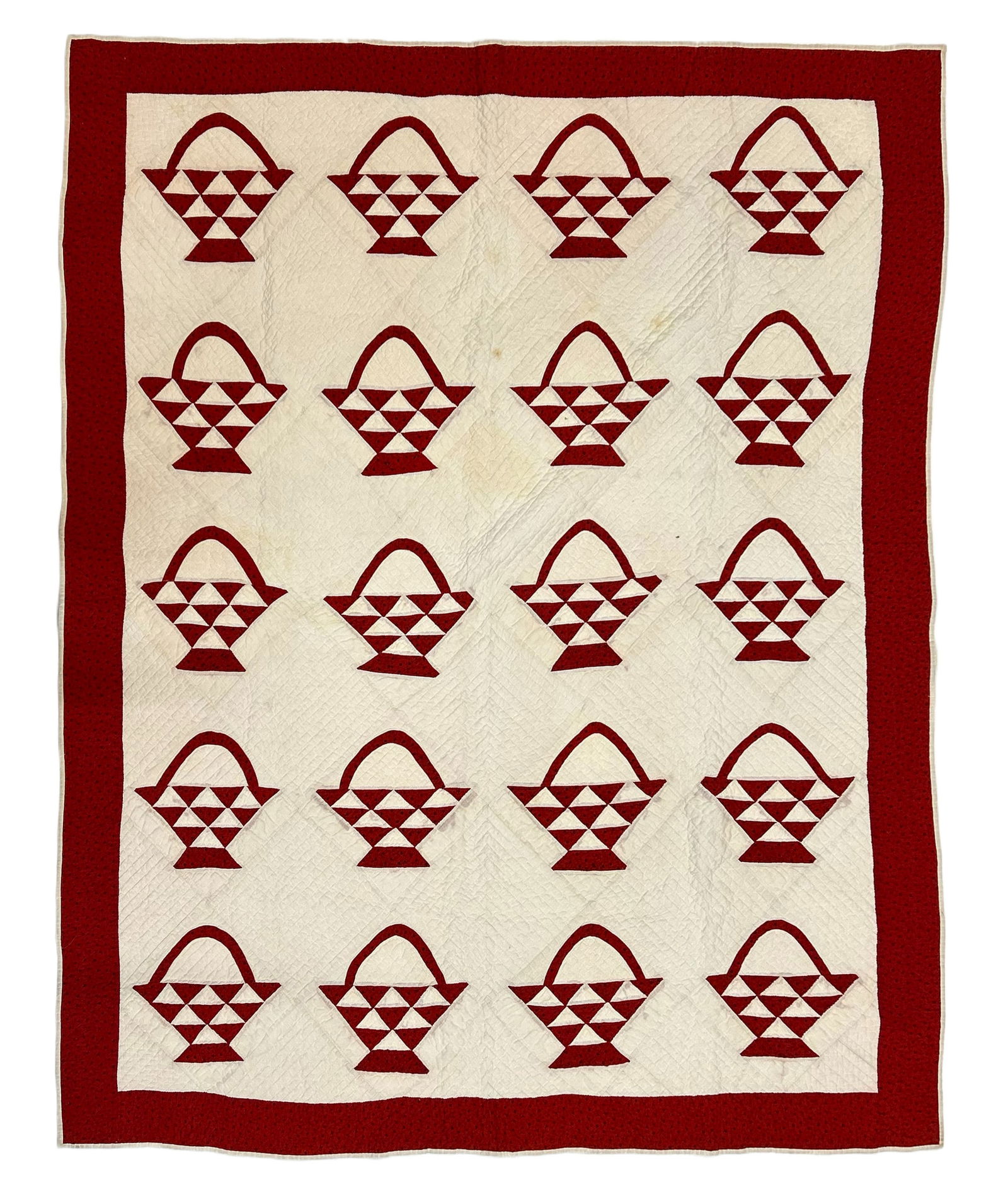Southern American Textile Quilt ca. 1880 (1 of 5)