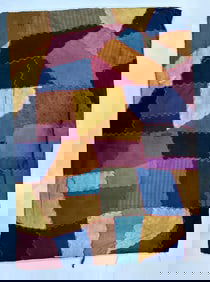 Miniature Doll Crazy Quilt ca. 1890