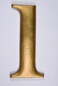 Large Metal Industrial Letter