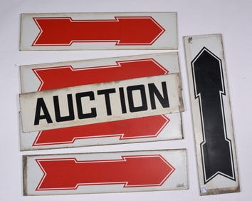 Vintage Auction Signage