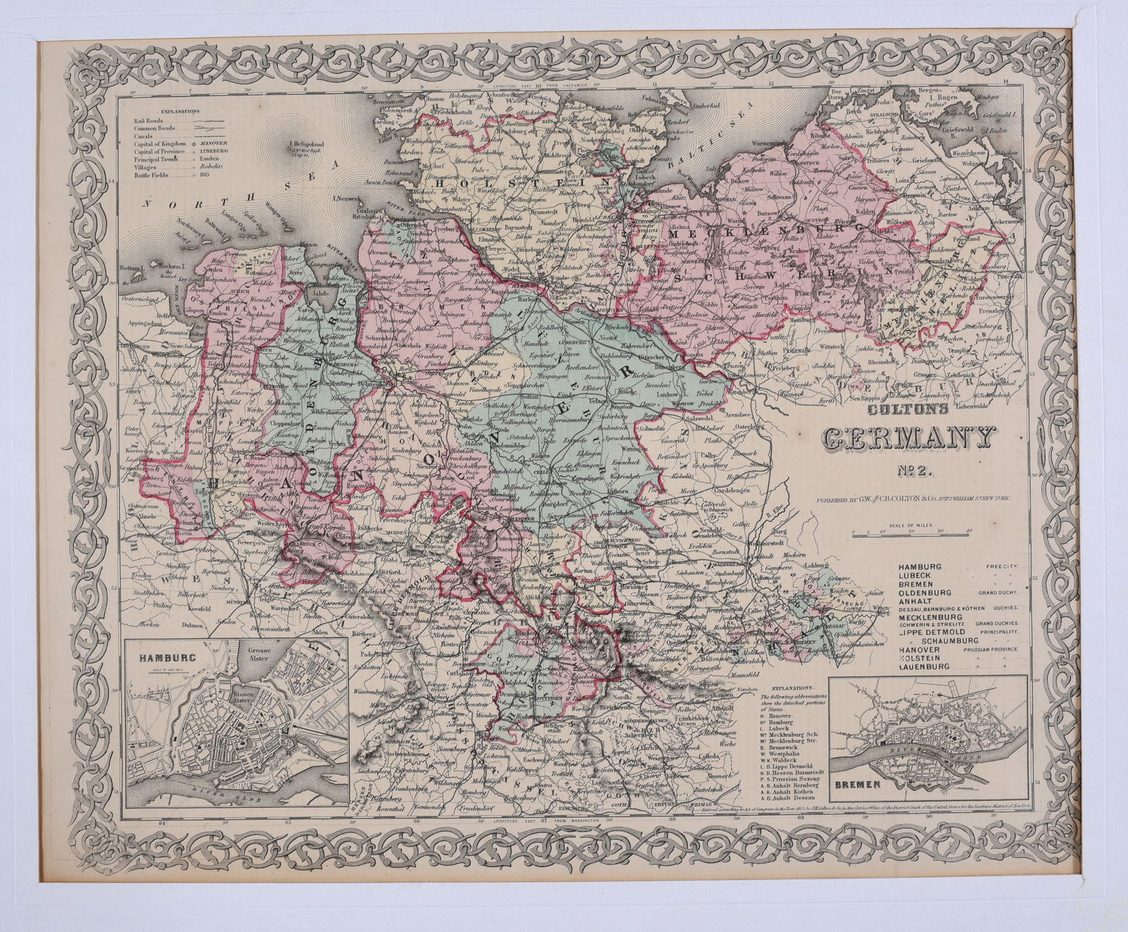 GW and CB Colton Map of Germany (1 of 2)