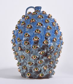 Marvin Bailey Large Eyeball Jug 15.5"