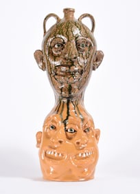 Marvin Bailey Totem Face Jug