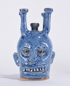 Marvin Bailey Candelabra Face Jug