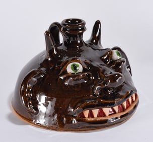 Marvin Bailey Buggy Jug Face Jug