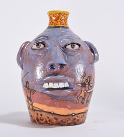 Stacy Lambert and Walter Fleming Face Jug