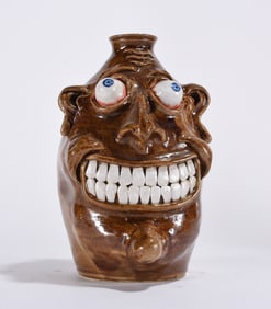Stacy Lambert Face Jug dated 2000