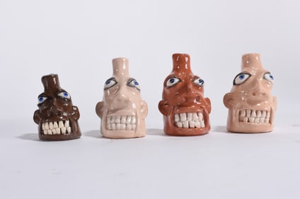 Stacy Lambert Miniature Face Jugs