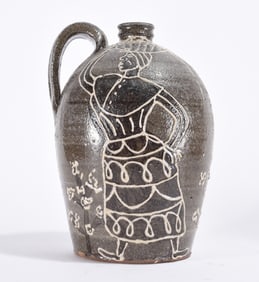 Michele Bayne Slip Decorated Jug