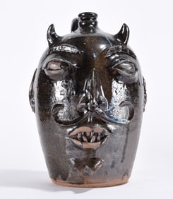 Michele Bayne Devil Face Jug
