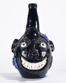 Robert Stevens Face Jug Bottle