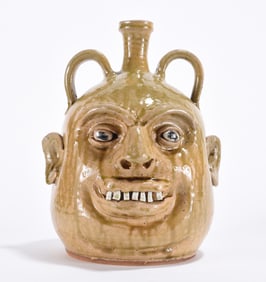 Marvin Bailey Tall Spout Face Jug