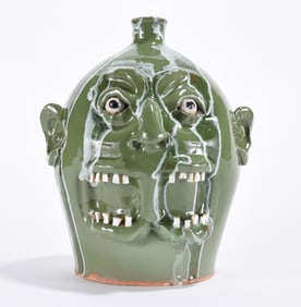 Marvin Bailey Siamese Twin Face Jug