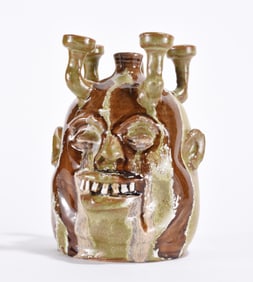 Marvin Bailey Candelabra Face Jug