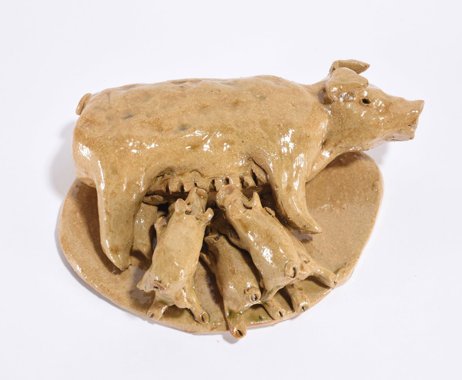 Lynn Bailey Pottery Pig (1 of 3)