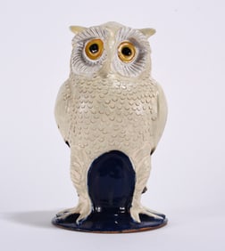 Marvin Bailey Pottery Owl Figural Bottle