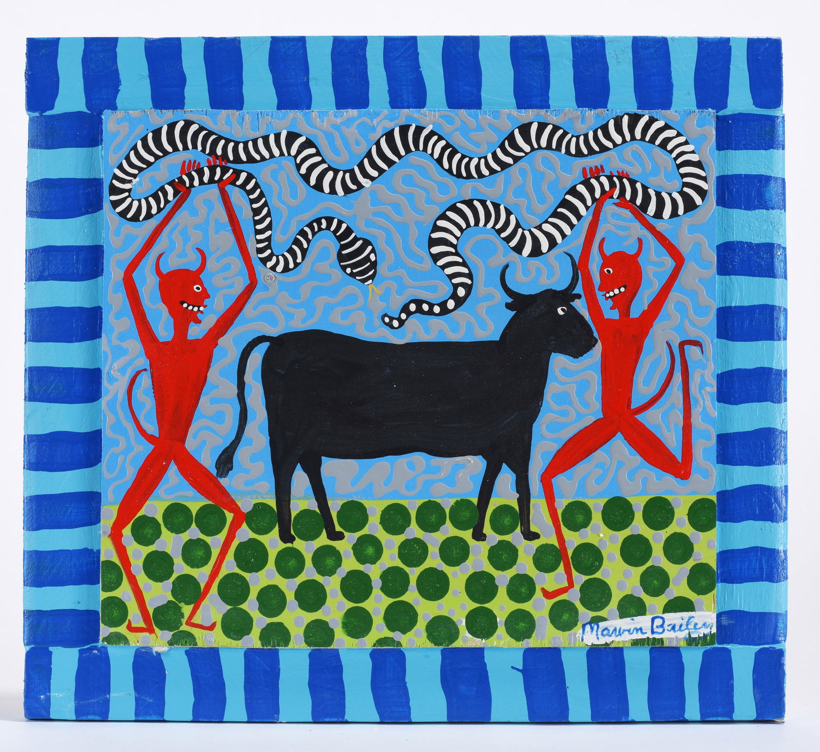 Marvin Bailey Folk Art Painting (1 of 2)