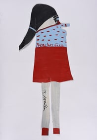 RA Miller Folk Art Tin Cutout