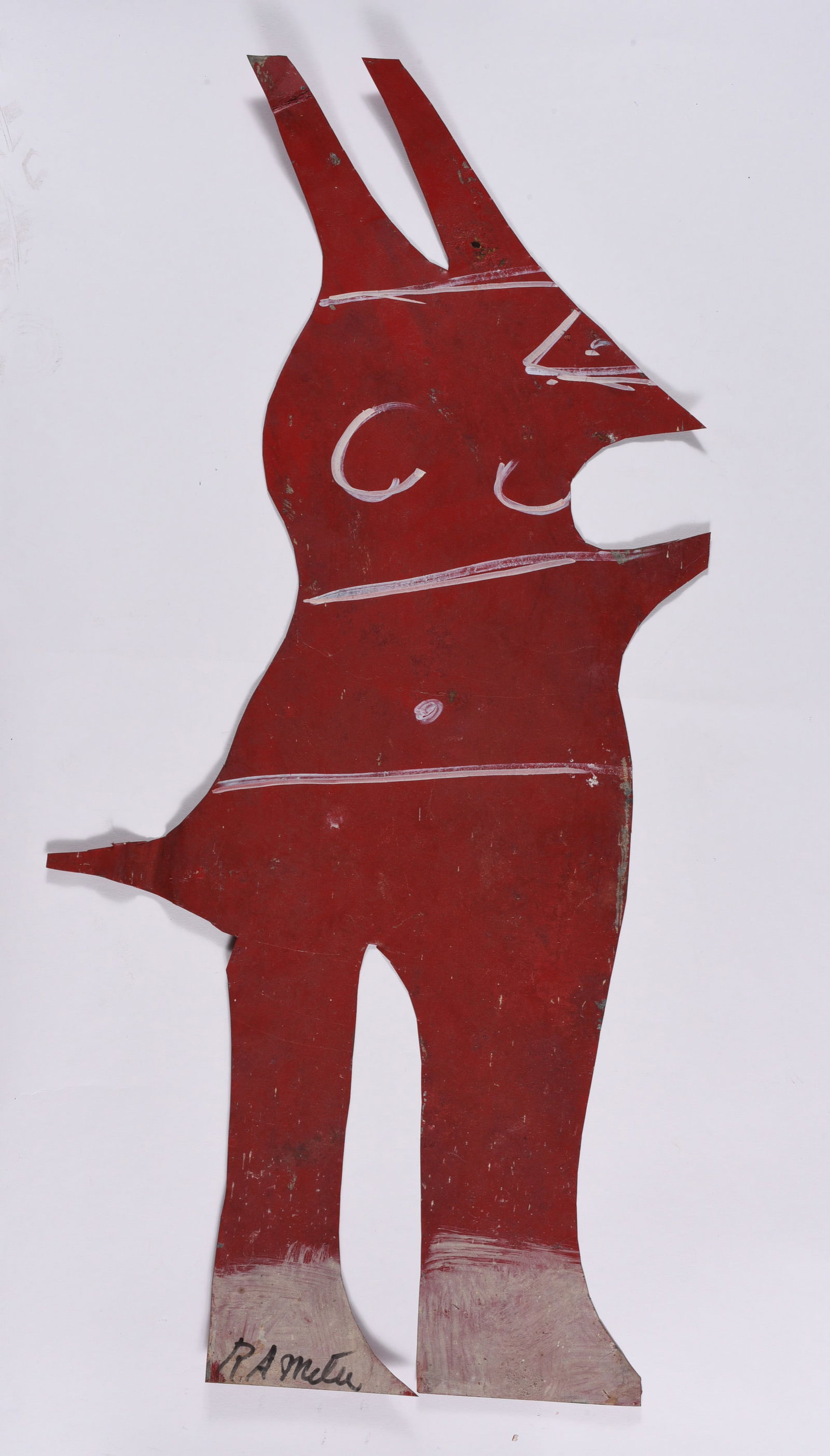 RA Miller Folk Art Tin Cutout (1 of 2)