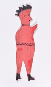 RA Miller Folk Art Tin Cutout