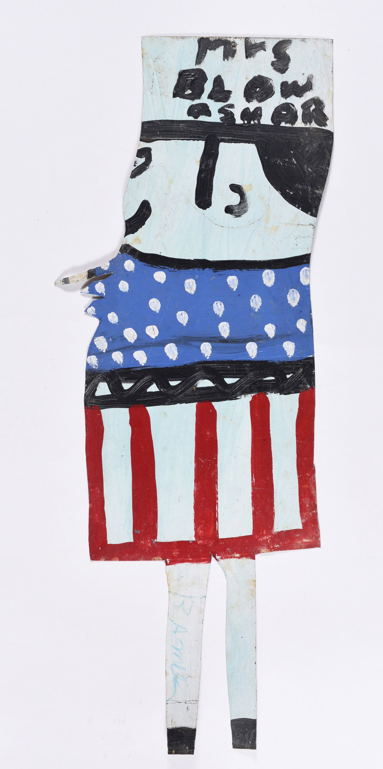 RA Miller Folk Art Tin Cutout Blow Oskar (1 of 2)