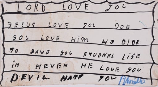 RA Miller Folk Art Sign