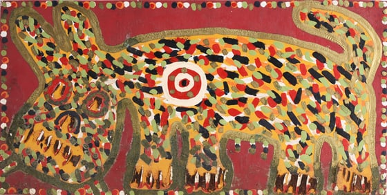 Richard Burnside Folk Art Painting